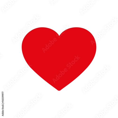Free Download Heart, love, romance or valentine's day red vector icon for apps and websites
 - GFXLoad