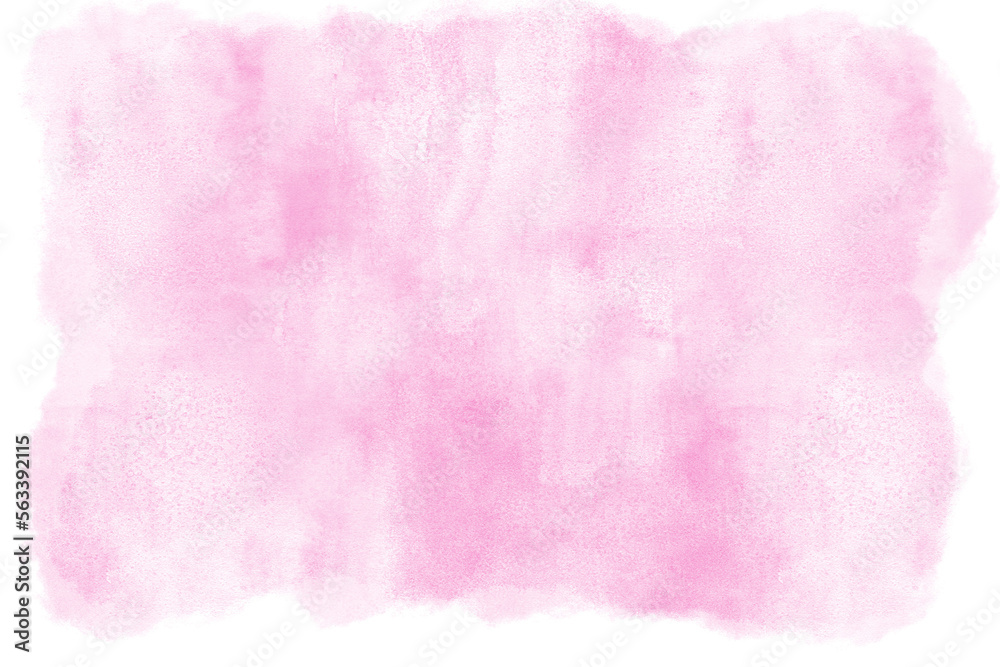 abstract watercolor hand drawn background pink pastel paint white frame edge paper 