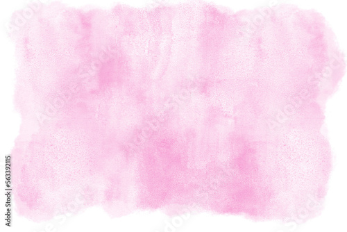 abstract watercolor hand drawn background pink pastel paint white frame edge paper 