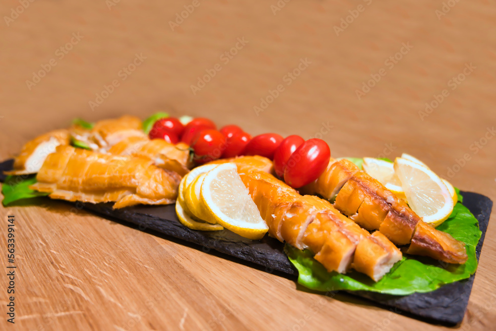 goldlocke fish platter golden curl tilapia smoked grilled salmon on a ...