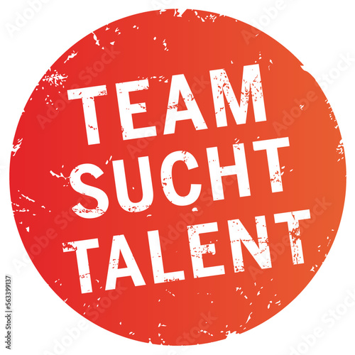 Oranger Button Team sucht Talent