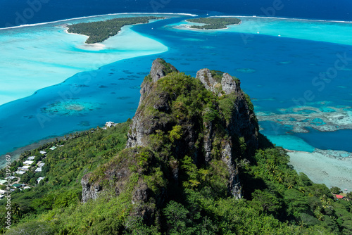 Fototapeta Naklejka Na Ścianę i Meble -  Maupiti Lagoon, French Polynesia