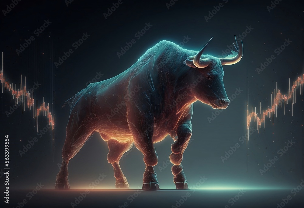 Bull Market: Stock Bull Symbolizes Rising Prices