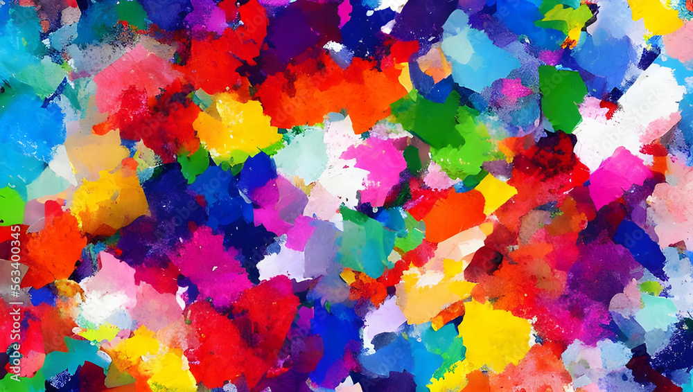 paints of different colors. colorful acrylic. background image