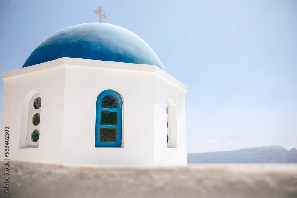 Cúpula azul de Santorini