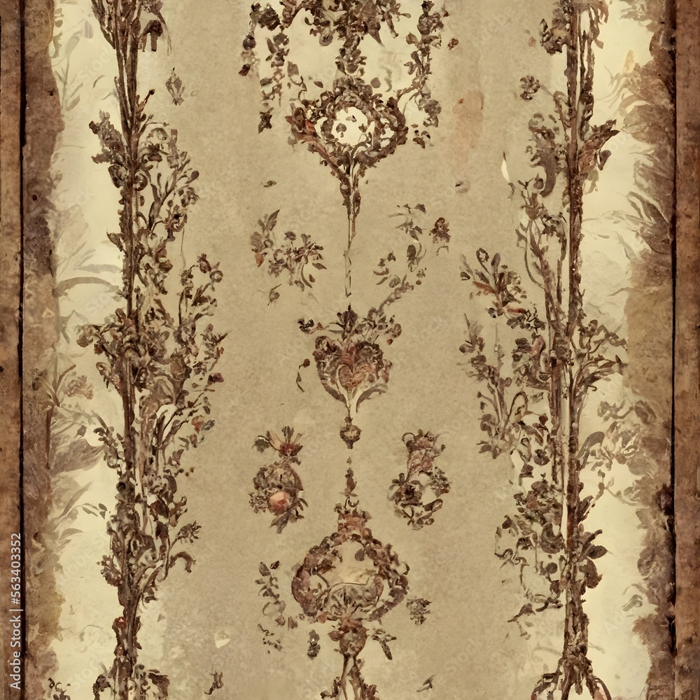 Illustrazione Stock regency era texture wallpaper illustration | Adobe