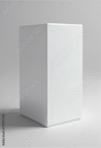 white box,  illustration mockup, Ai