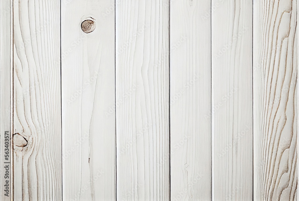 Obraz premium White Wooden texture Background with Natural Grain - Perfect for Text or Design Placement - Web Banner, Flat Lay, Wood,