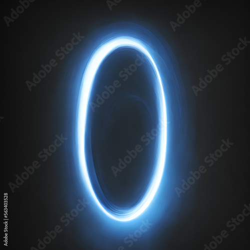 glowing light portal 