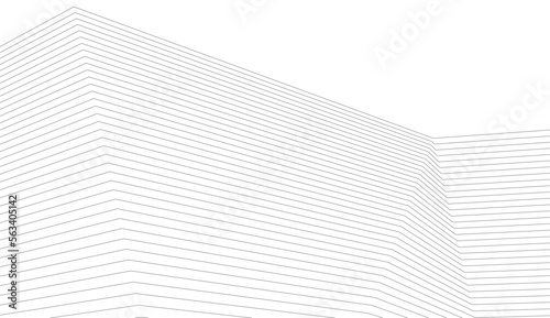Abstract geometric design 3d illustration