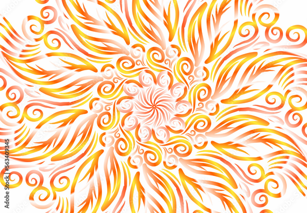 Beautiful colourful gradient line art of indonesian traditional abstract batik dayak ornament for design template elements commercial ads Beautiful colourful gradient line art of indonesian traditional abstract batik dayak ornament for design template elements commercial ads