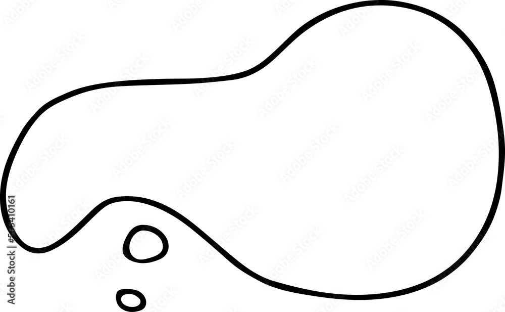 Obraz premium Speech Bubble hand drawn