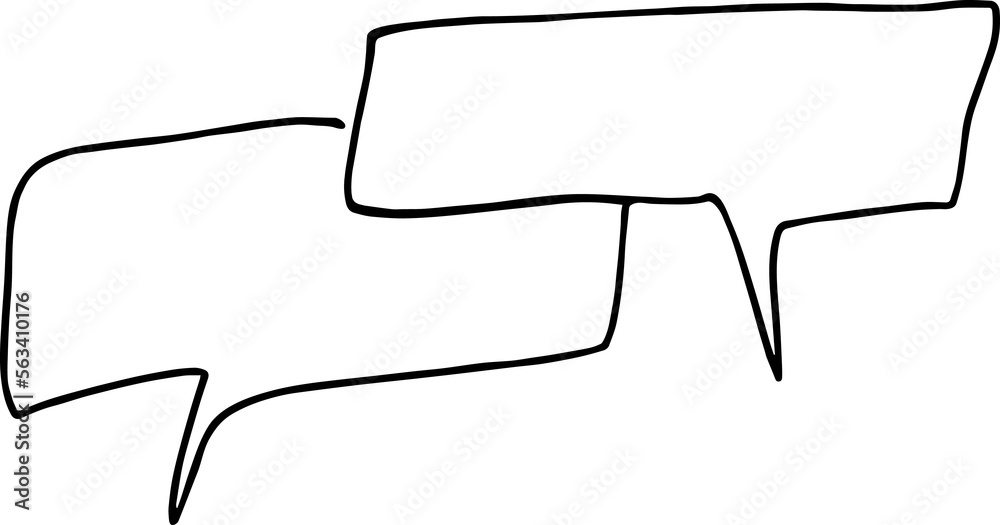 Speech Bubble hand drawn Speech Bubble hand drawn