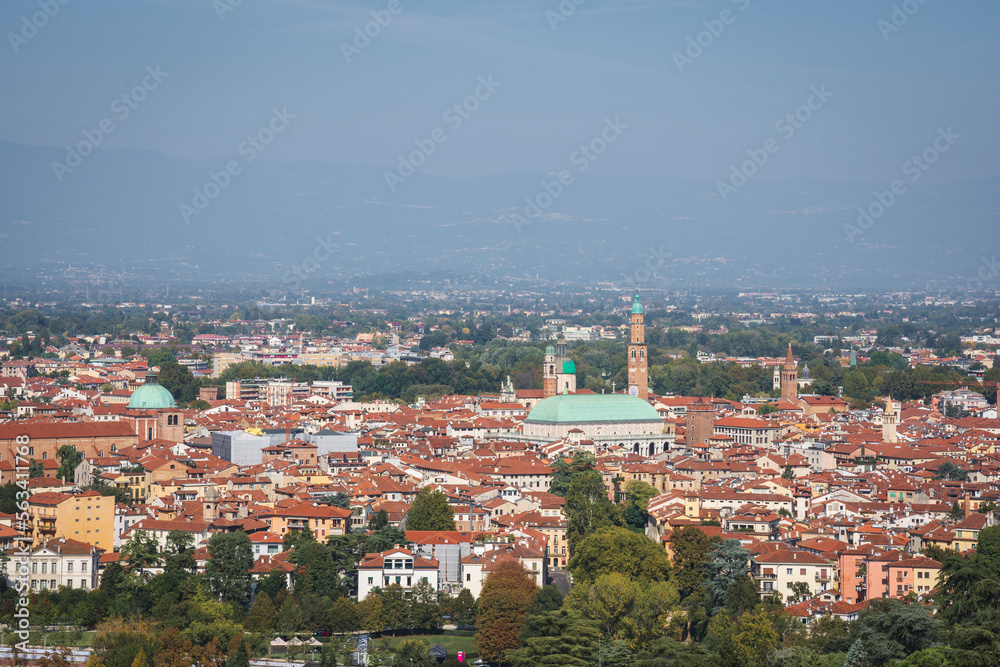 Vicenza cityscape at day time