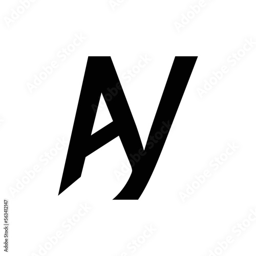 Initial Letter AY Logo Design Outstanding Creative Modern Symbol Sign