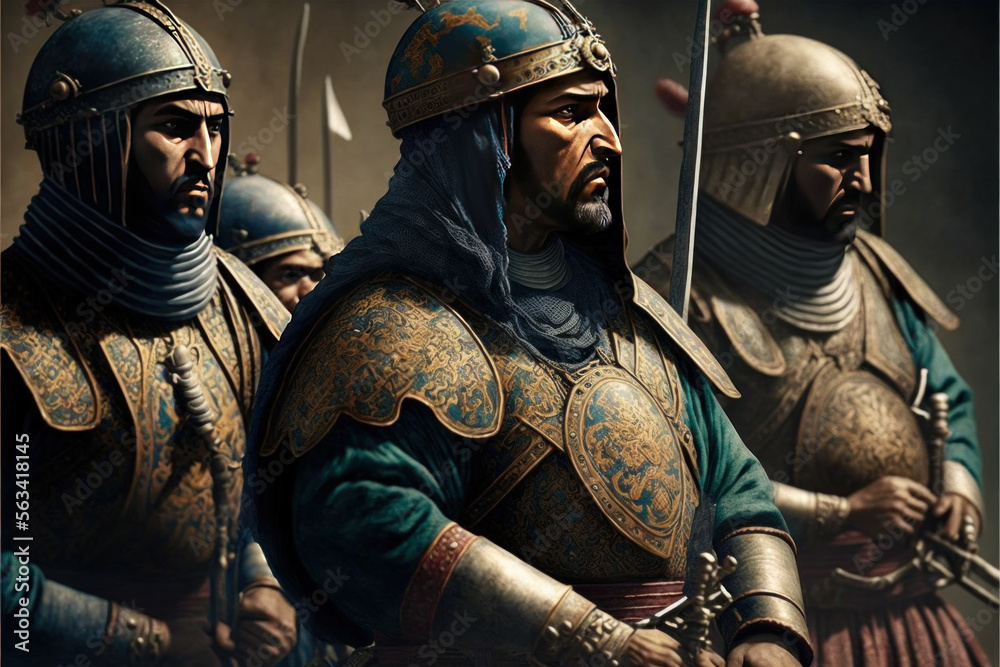 Ancient Muslim Soldiers Of Islamic Dynasties Umayyads Seljuks And ancient-muslim-soldiers-of-islamic-dynasties-umayyads-seljuks-and