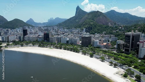 Flamengo Park At Downtown Rio De Janeiro In Rio De Janeiro Brazil. Travel Destination. Cityscape Traffic. Downtown Rio De Janeiro At Rio De Janeiro Brazil. Summer Travel. Road Traffic. photo