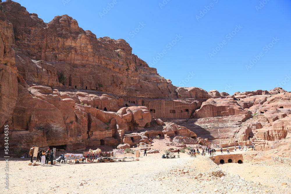 Petra - Felsenstadt in Jordanien Petra - Felsenstadt in Jordanien
