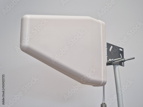 LPDA antenna isolated on the white photo