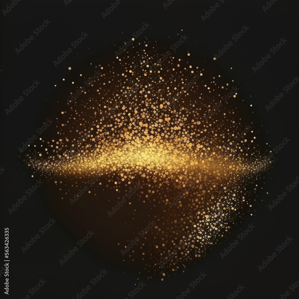 Fototapeta premium Glowing dust and stars