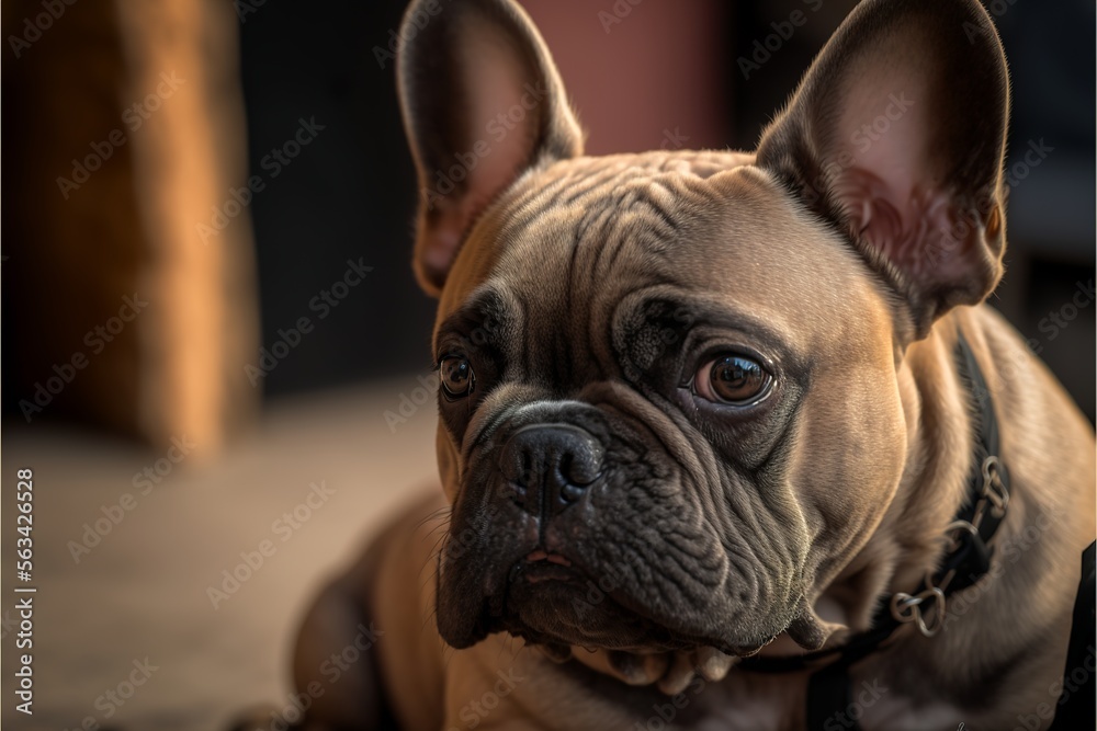 French bulldog portrait