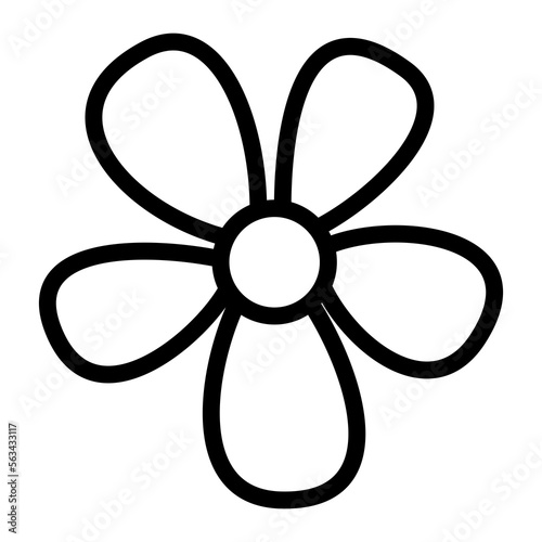cute daisy vectors illustration for symbol or icon