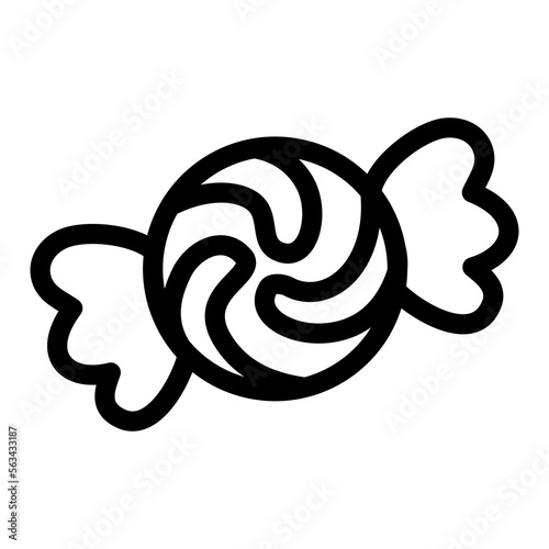 cute sweet spiral candy sugar vectors illustration for symbol or icon
