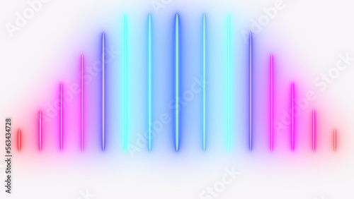 Colorful Flicker Neon Light Technology VJ Loop Floor Dancing Stage Isolated PNG Alpha Transparent