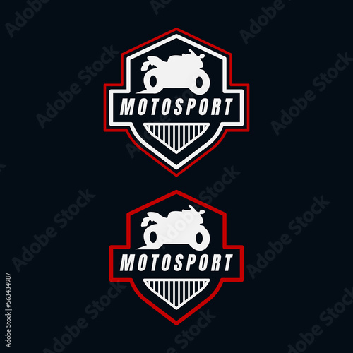 Motorsport logo design template. - Vector.