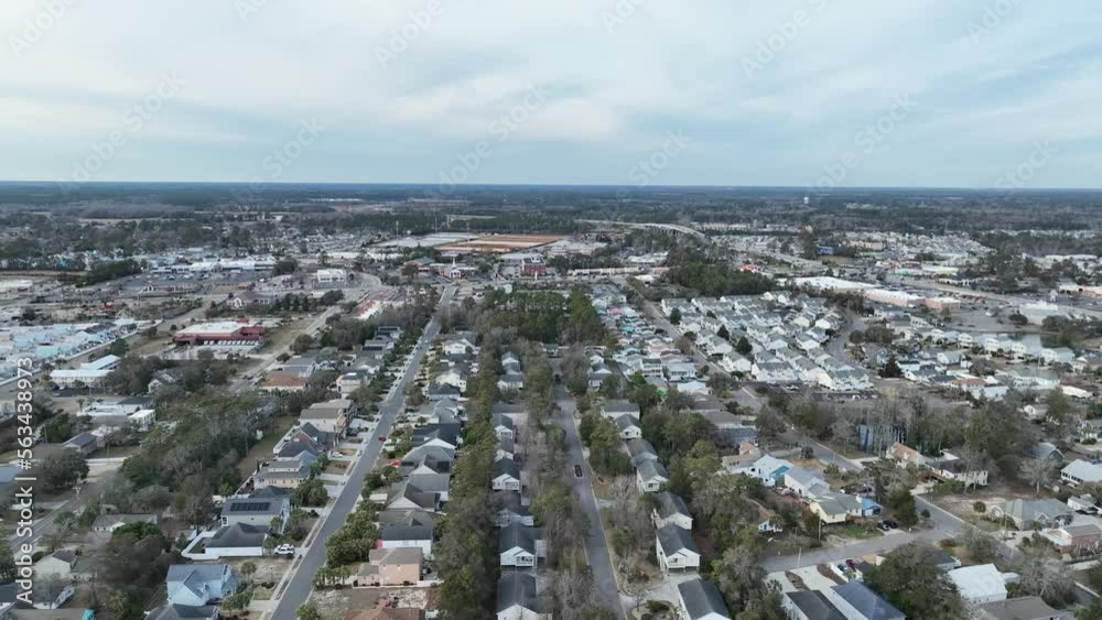 Flying above residential N Myrtle Beach, SC, USA. Flying above residential N Myrtle Beach, SC, USA.