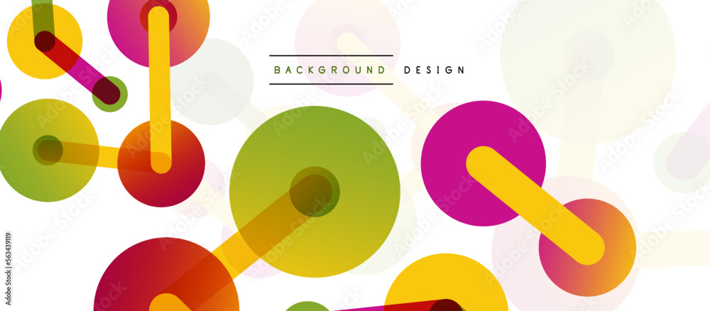 Obraz premium Network concept abstract background. Dots connection. Big data idea. Business template for wallpaper, banner, background or landing