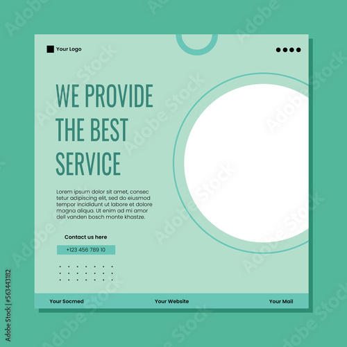 Medical healthcare service social media post template design. Hospital, doctor, clinic and dentist health business promotion flyer poster.