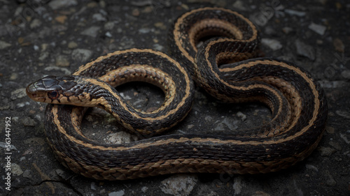 Eastern garter snake (Thamnophis sirtalis sirtalis)