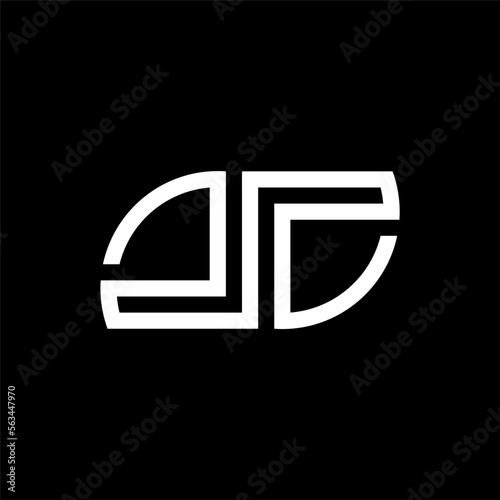 Number 212 logo template with geometric line art illustration in flat design monogram symbol