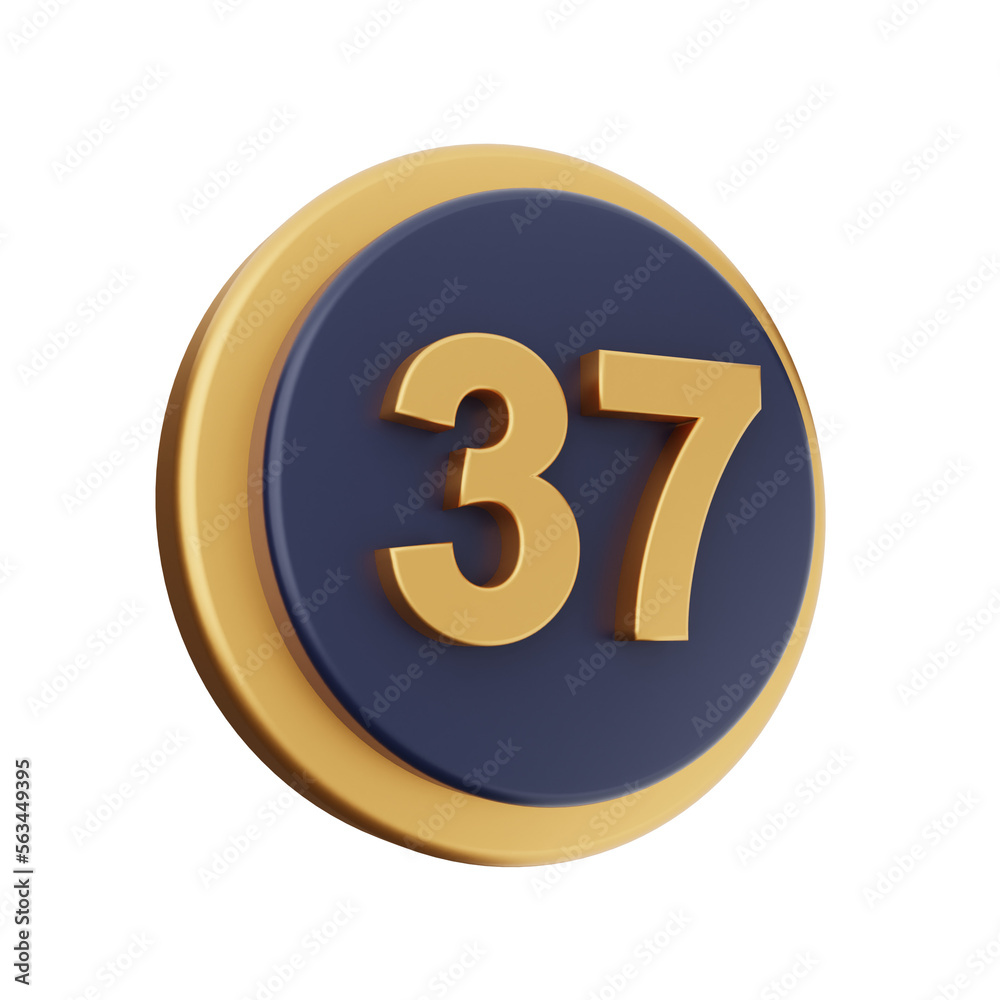 3d number icon illustration render 3d number icon illustration render