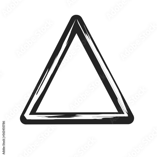 Hand drawn triangle 
