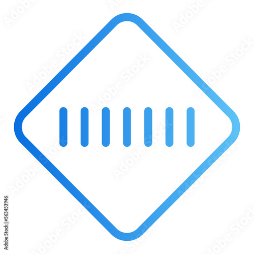 zebracrosing gradient icon