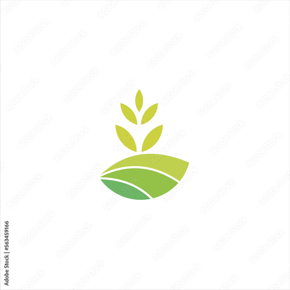 Agriculture logo design, agronomy, wheat farm, rural country farming field, natural harvest vector. Agriculture logo design, agronomy, wheat farm, rural country farming field, natural harvest vector.