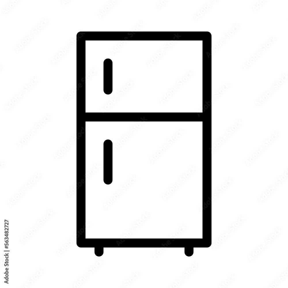 Fridge Isolated Silhouette Solid Line Icon with fridge, energy, force, power Infographic Simple Vector Illustration Fridge Isolated Silhouette Solid Line Icon with fridge, energy, force, power Infographic Simple Vector Illustration