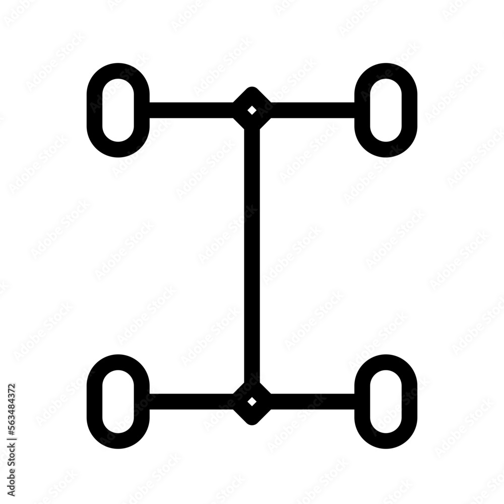 Differentiation Isolated Silhouette Solid Line Icon with differentiation, vehicle Infographic Simple Vector Illustration Differentiation Isolated Silhouette Solid Line Icon with differentiation, vehicle Infographic Simple Vector Illustration