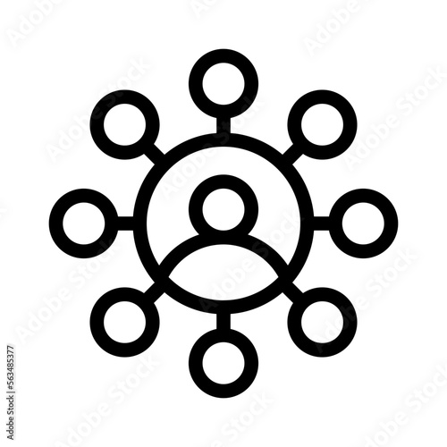 Capability Isolated Silhouette Solid Line Icon with capability, , connection Infographic Simple Vector Illustration