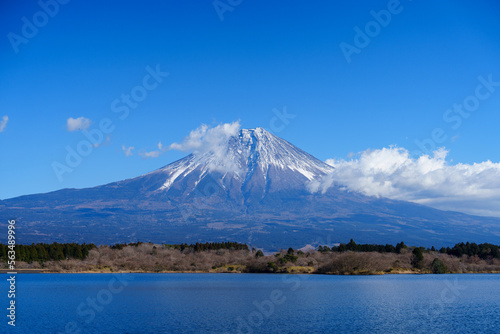 田貫湖から望む富士山