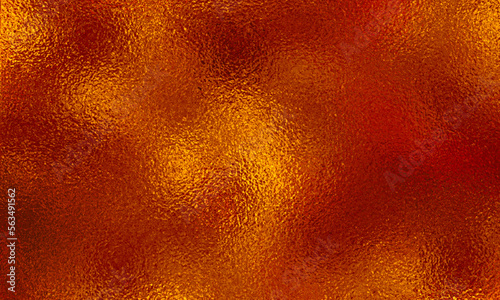 Frosted glass foil water gold dark orange abstract surface texture 