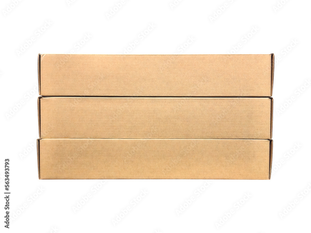 Cardboard boxes and for packaging isolated on white background. Cardboard boxes and for packaging isolated on white background.