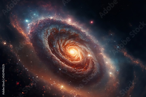 spiral galaxy in space  milky way  universe  constellation  outer space  universe  alien galaxy  alien constellation  andromeda