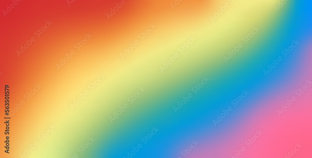 Pride Gradient Background with LGBTQ Pride Flag Colours. LGBTQ Pride Month. Vector illustration.On liquid rainbow background. Human rights or diversity concept