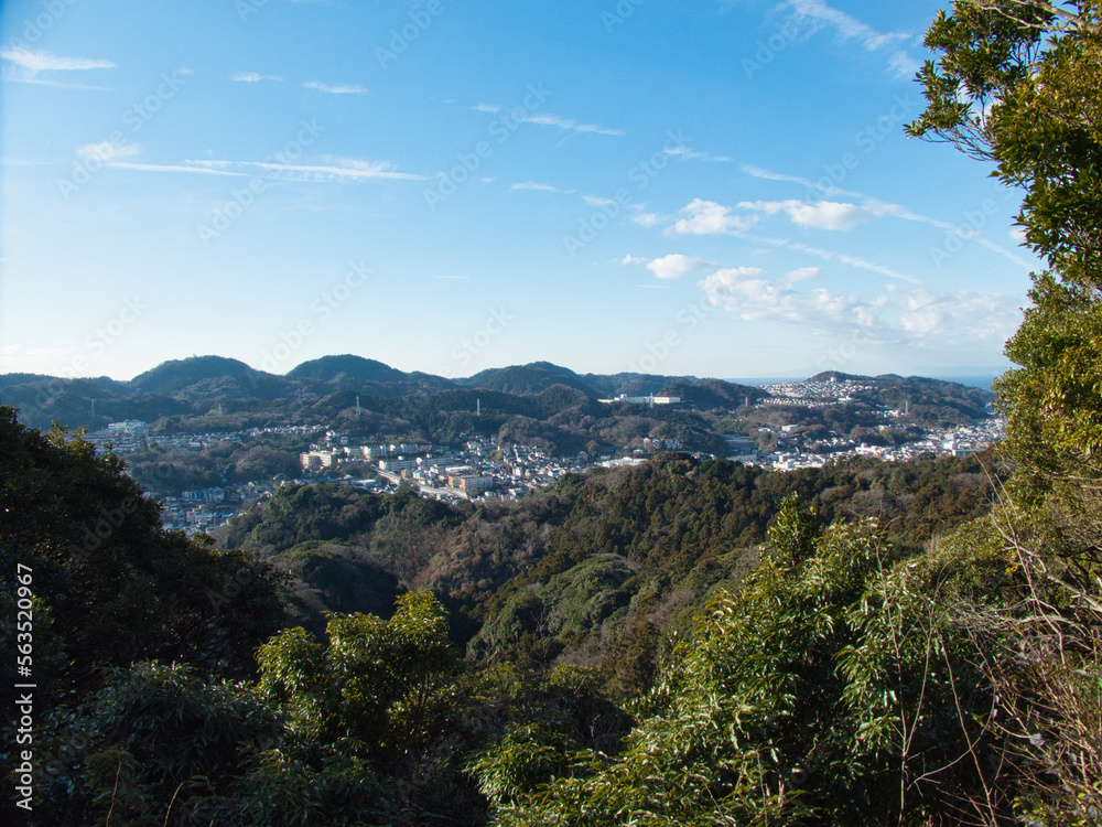 鷹取山展望台からの風景