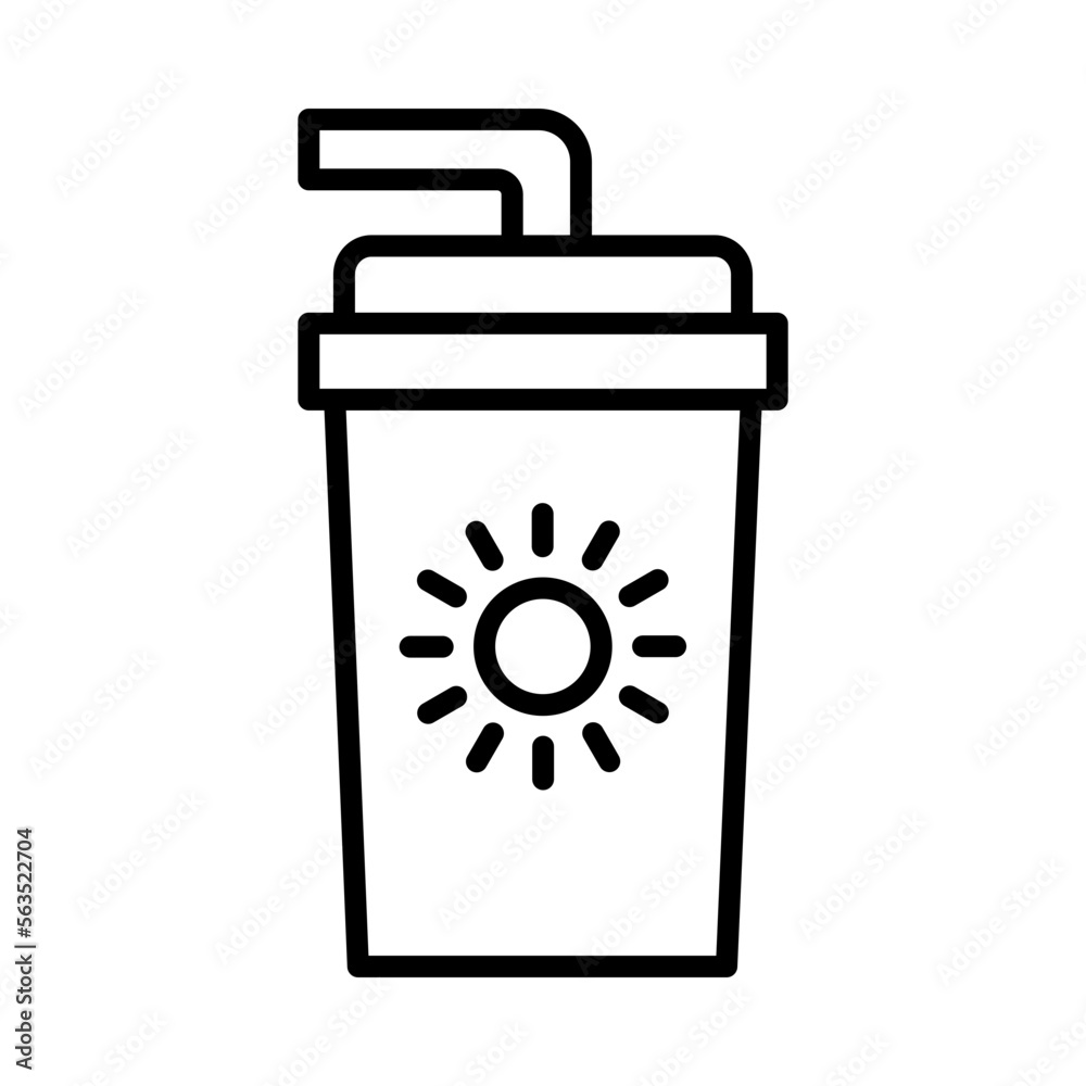 Drink Isolated Silhouette Solid Line Icon with drink, beach, kiosk, seaside, summer, vacation Infographic Simple Vector Illustration Drink Isolated Silhouette Solid Line Icon with drink, beach, kiosk, seaside, summer, vacation Infographic Simple Vector Illustration