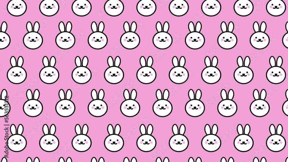 Moving Bunny Background Animation Moving Bunny Background Animation