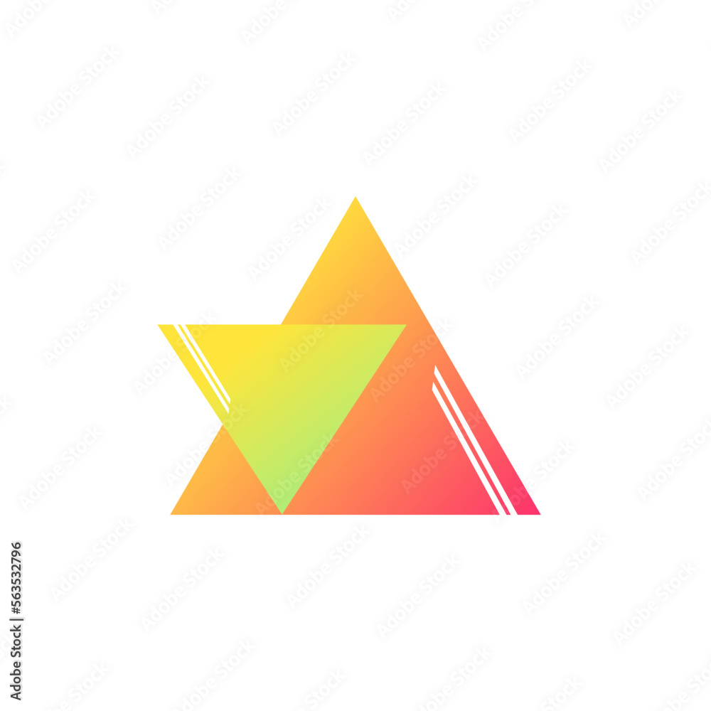 abstract triangle logo, its like frame, Illustration vector graphic, ui or ux mobile, web, design template on your product abstract triangle logo, its like frame, Illustration vector graphic, ui or ux mobile, web, design template on your product